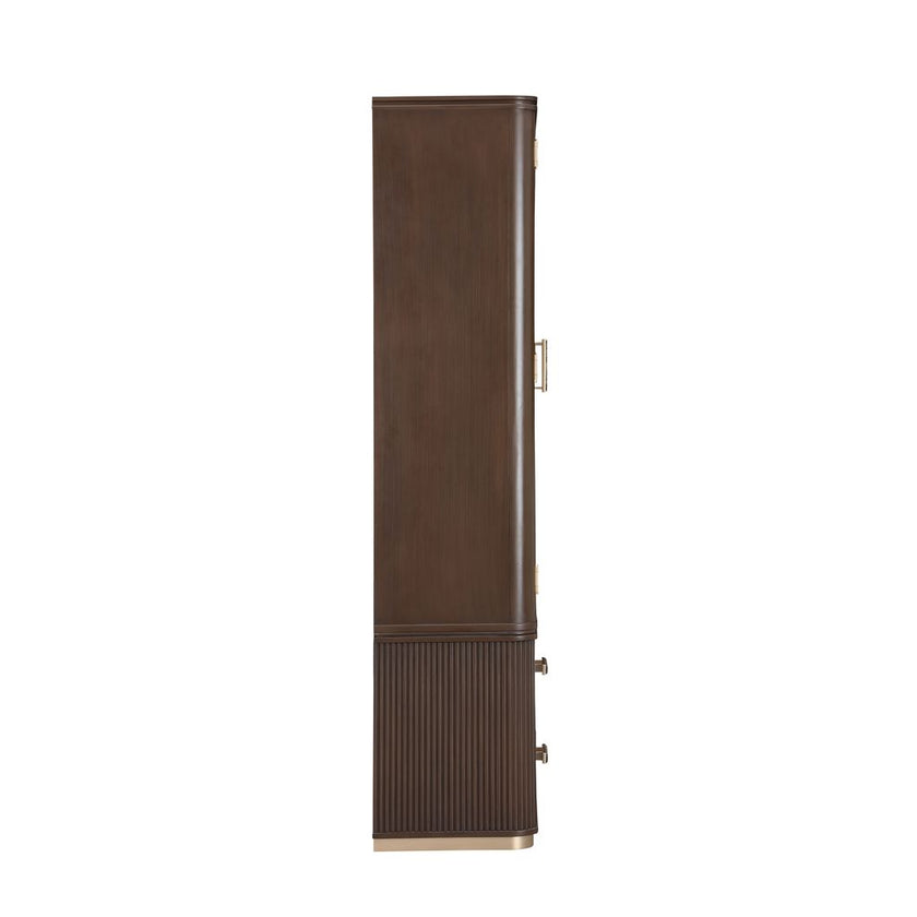 Michael Amini West Kensington Display Cabinet - Medium Espresso