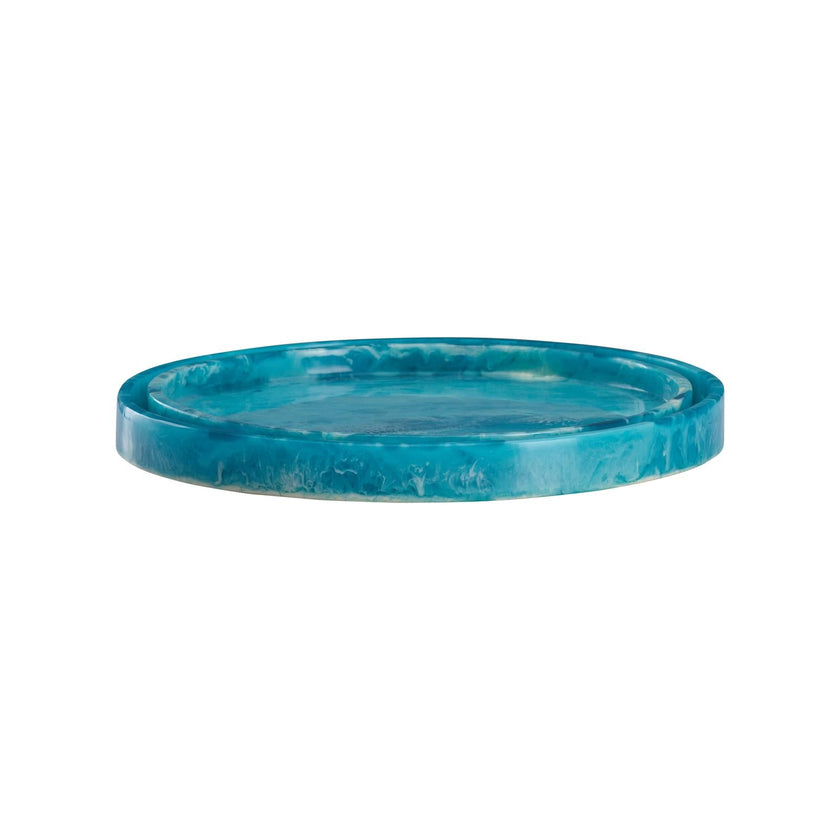 Chelsea House Vista Blue Tray - Set of 2