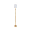 Chelsea House Quatrefoil Gold Leaf Floor Lamp