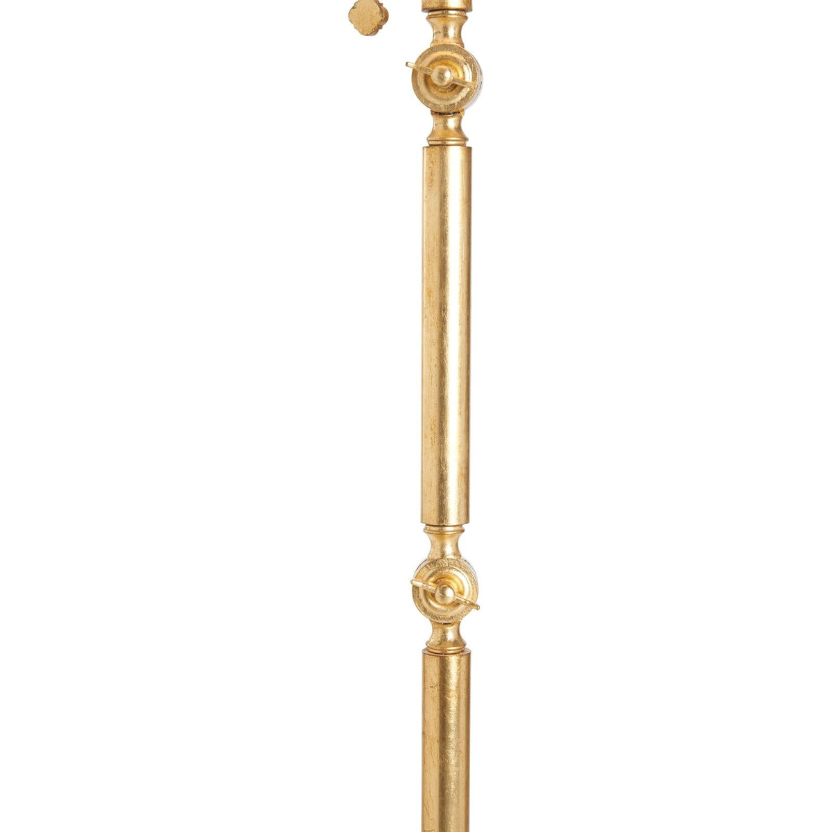 Chelsea House Quatrefoil Gold Leaf Floor Lamp