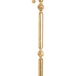 Chelsea House Quatrefoil Gold Leaf Floor Lamp