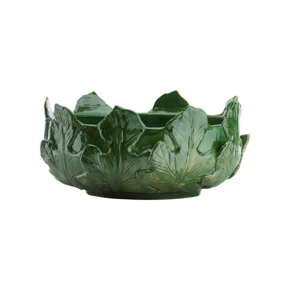 Chelsea House Fig Leaf Green Bowl