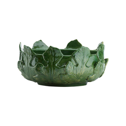 Chelsea House Fig Leaf Green Bowl
