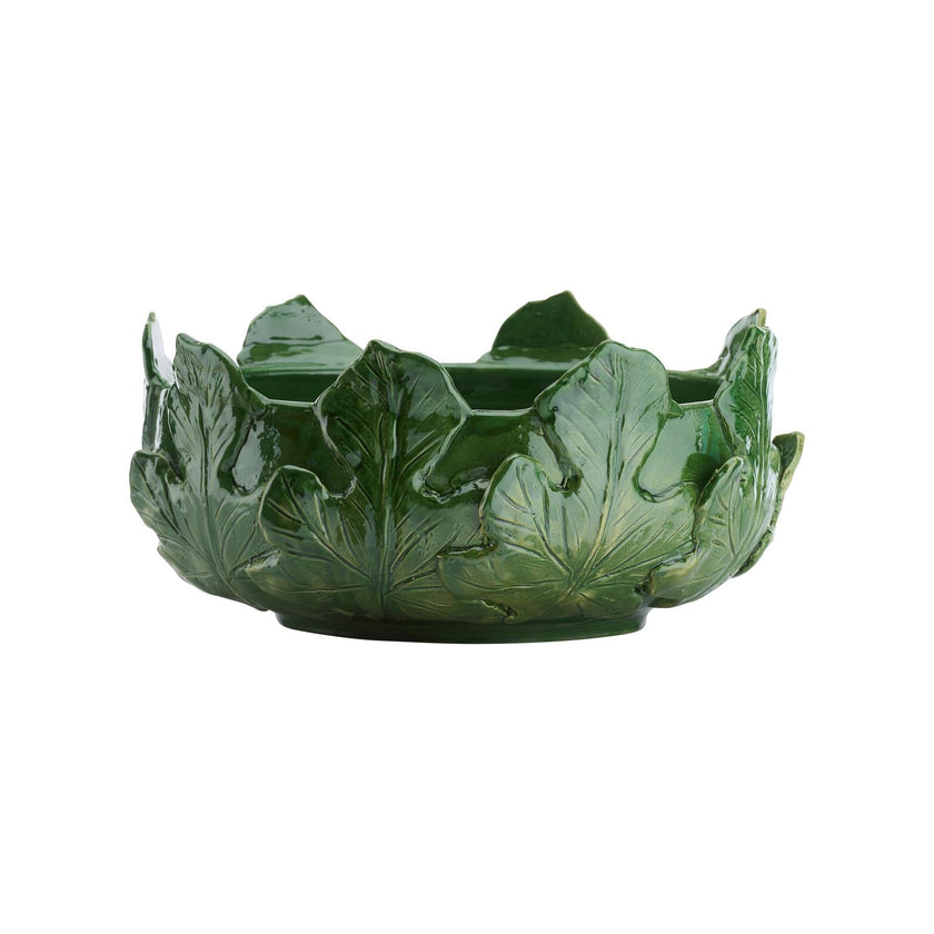 Chelsea House Fig Leaf Green Bowl