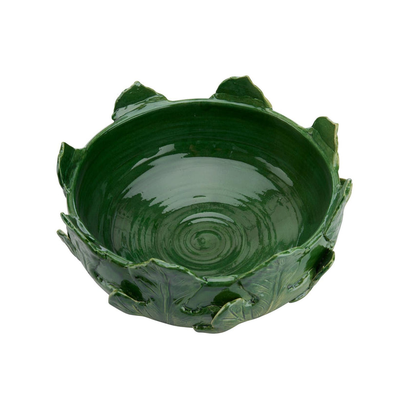 Chelsea House Fig Leaf Green Bowl