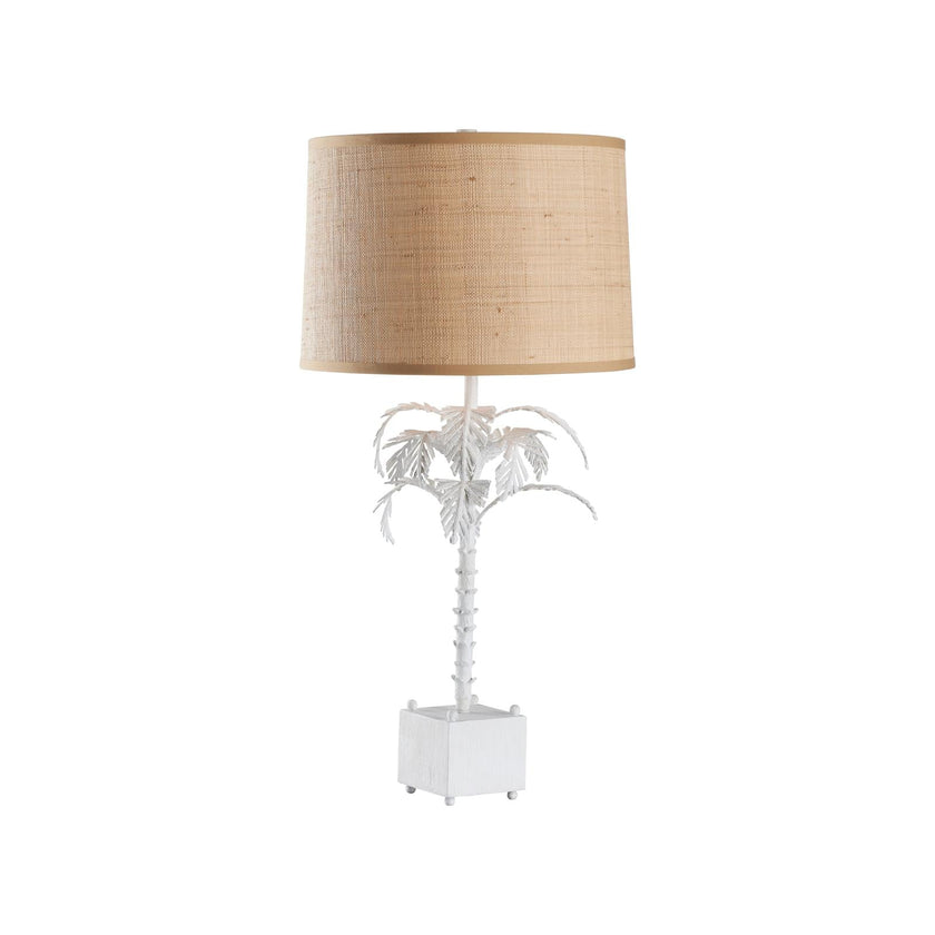 Chelsea House Palm White Table Lamp