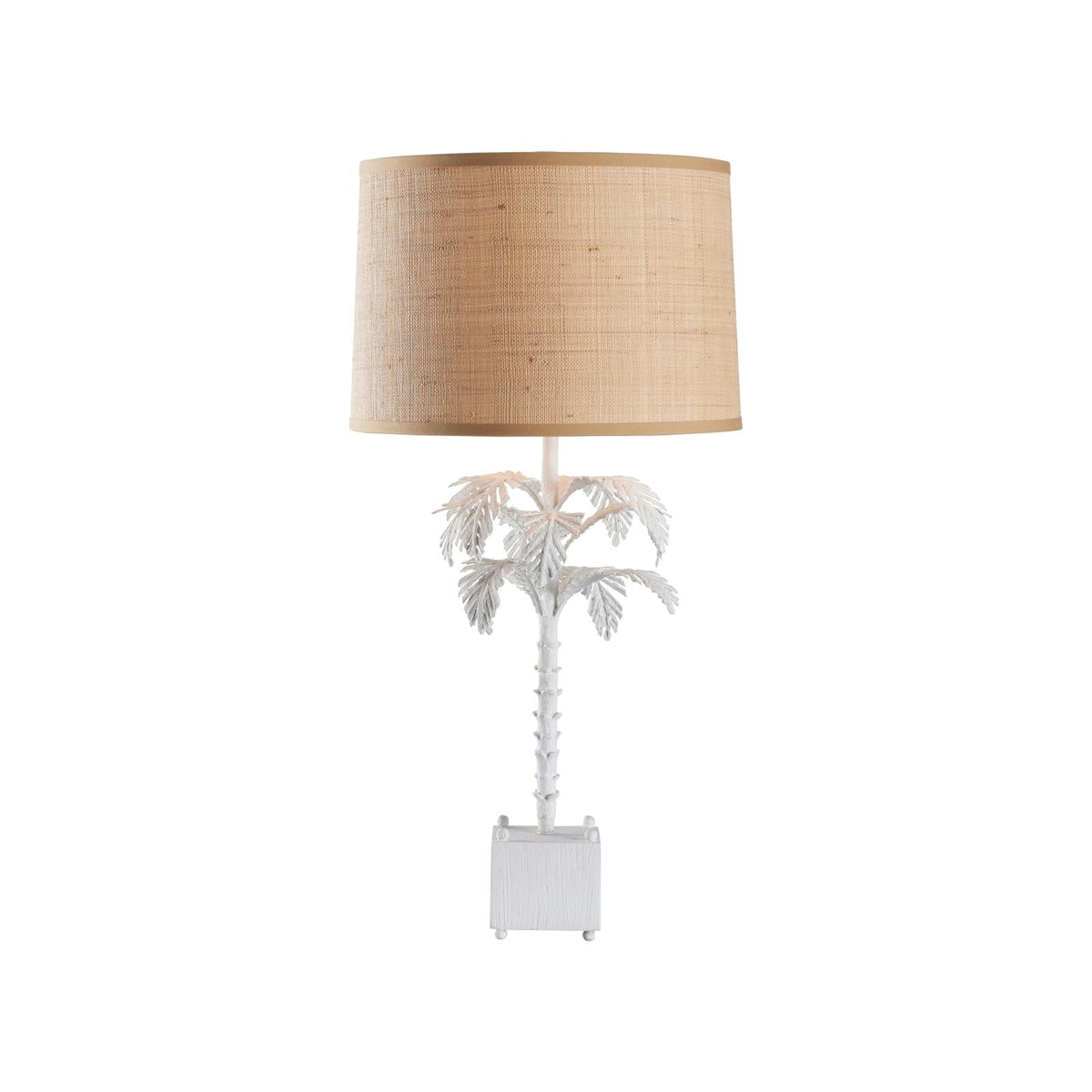 Chelsea House Palm White Table Lamp