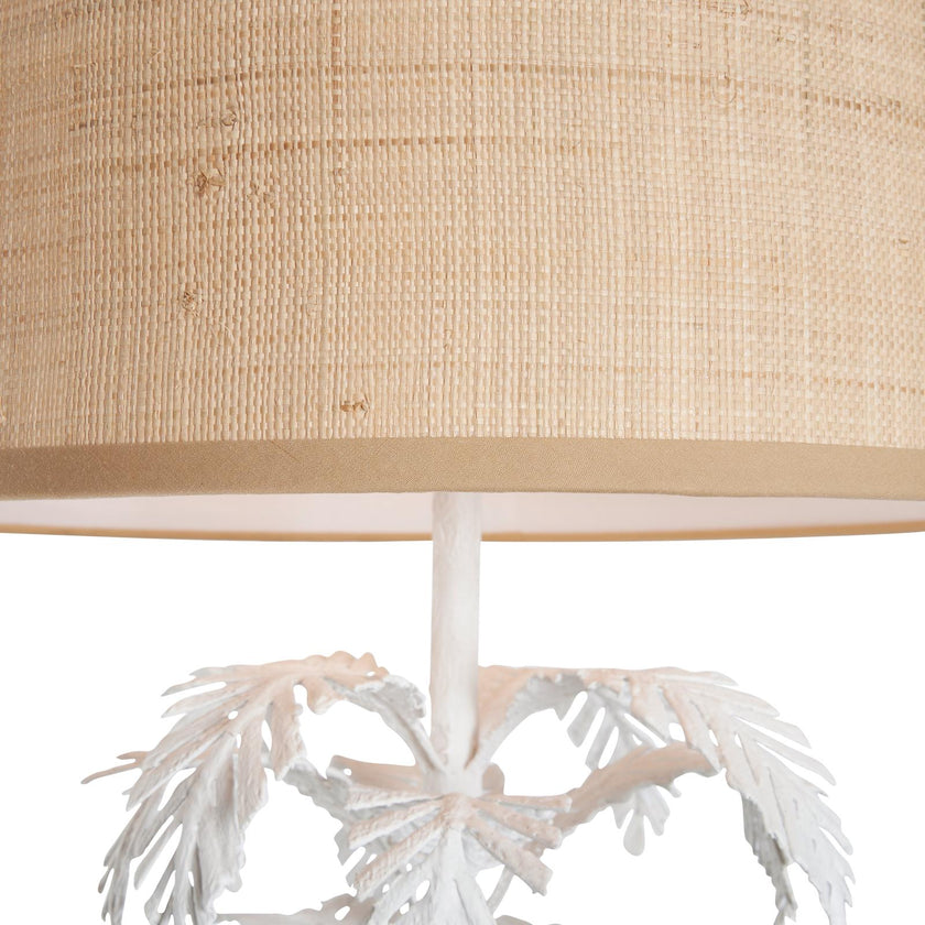 Chelsea House Palm White Table Lamp
