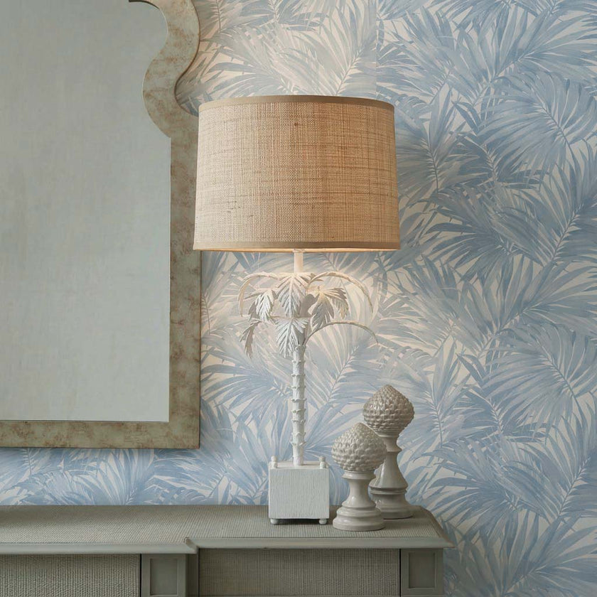 Chelsea House Palm White Table Lamp