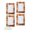 Chelsea House Short Knot Bamboo Frame - Set of 4