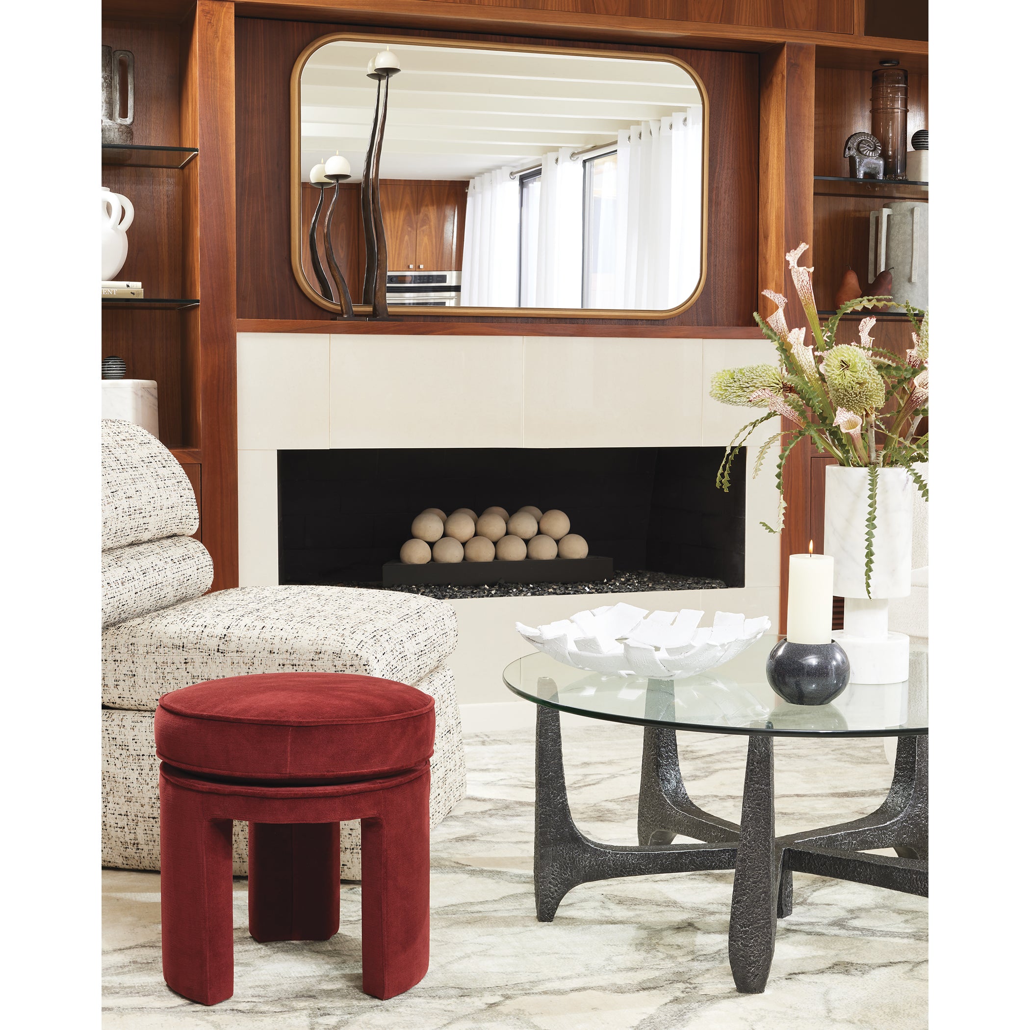 Global Views Luc Vase Marble