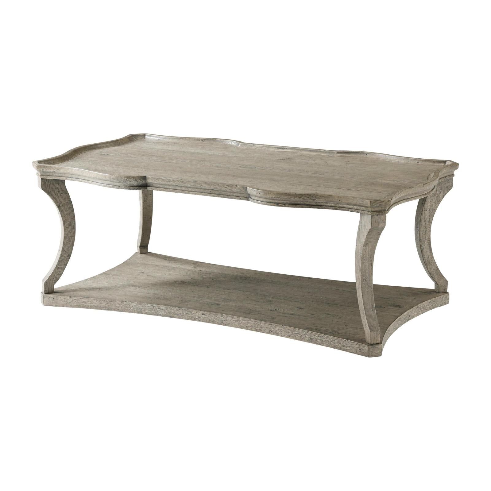 Theodore Alexander Echoes Ennis Serpentine Cocktail Table Clearance