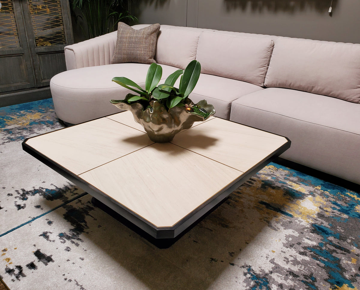 Caracole Classic Solid As A Rock Cocktail Table Floor Sample
