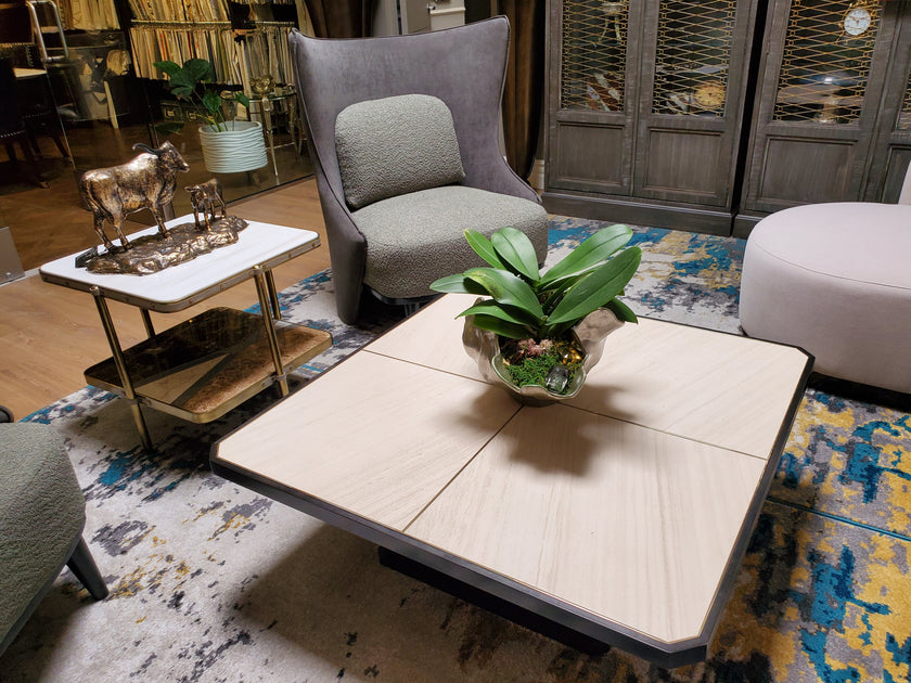 Caracole Classic Solid As A Rock Cocktail Table Floor Sample