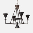 Bristol Modern Iron Chandelier