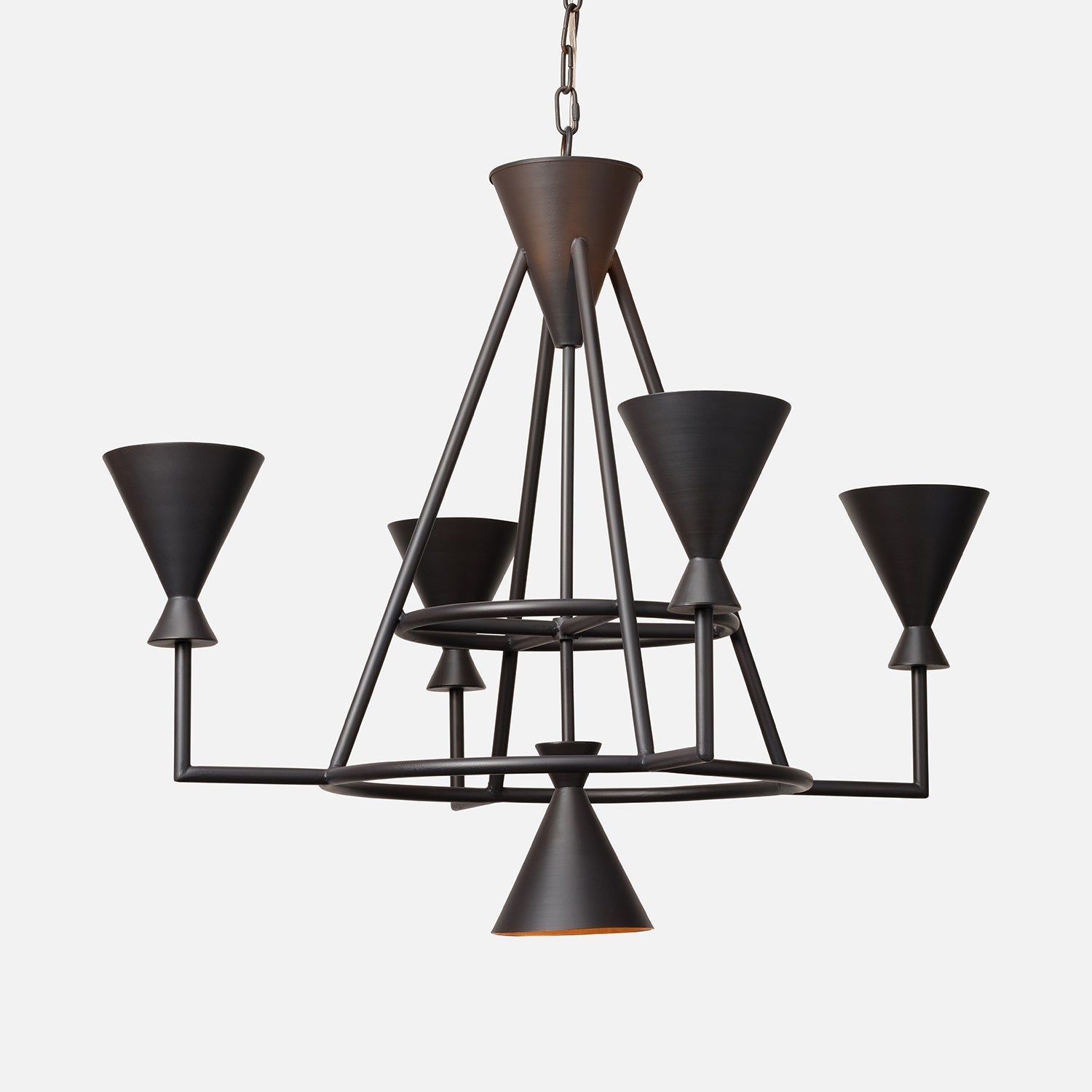 Bristol Modern Iron Chandelier