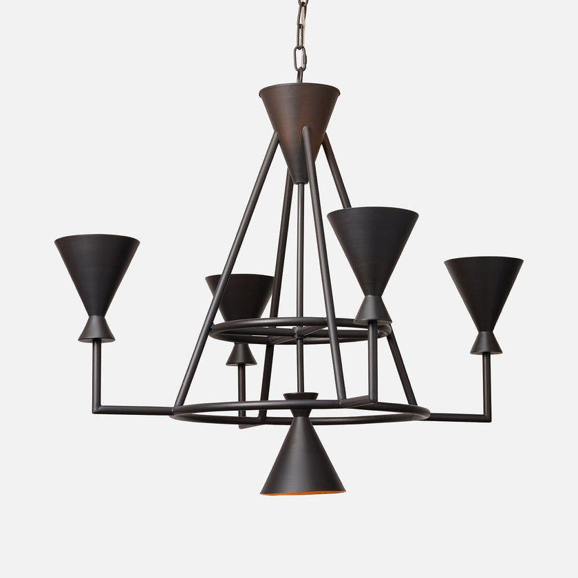 Bristol Modern Iron Chandelier