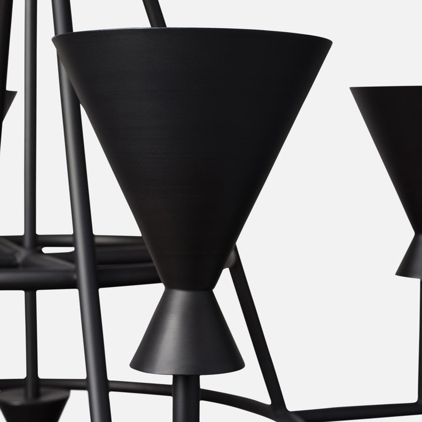 Bristol Modern Iron Chandelier