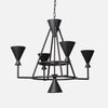 Bristol Modern Iron Chandelier