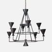 Bristol Modern Iron Chandelier