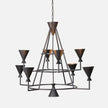 Bristol Modern Iron Chandelier