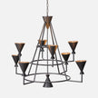 Bristol Modern Iron Chandelier