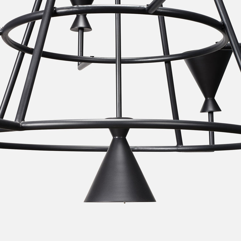 Bristol Modern Iron Chandelier