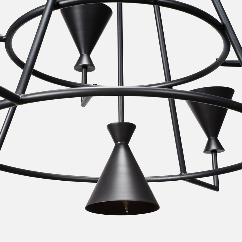 Bristol Modern Iron Chandelier