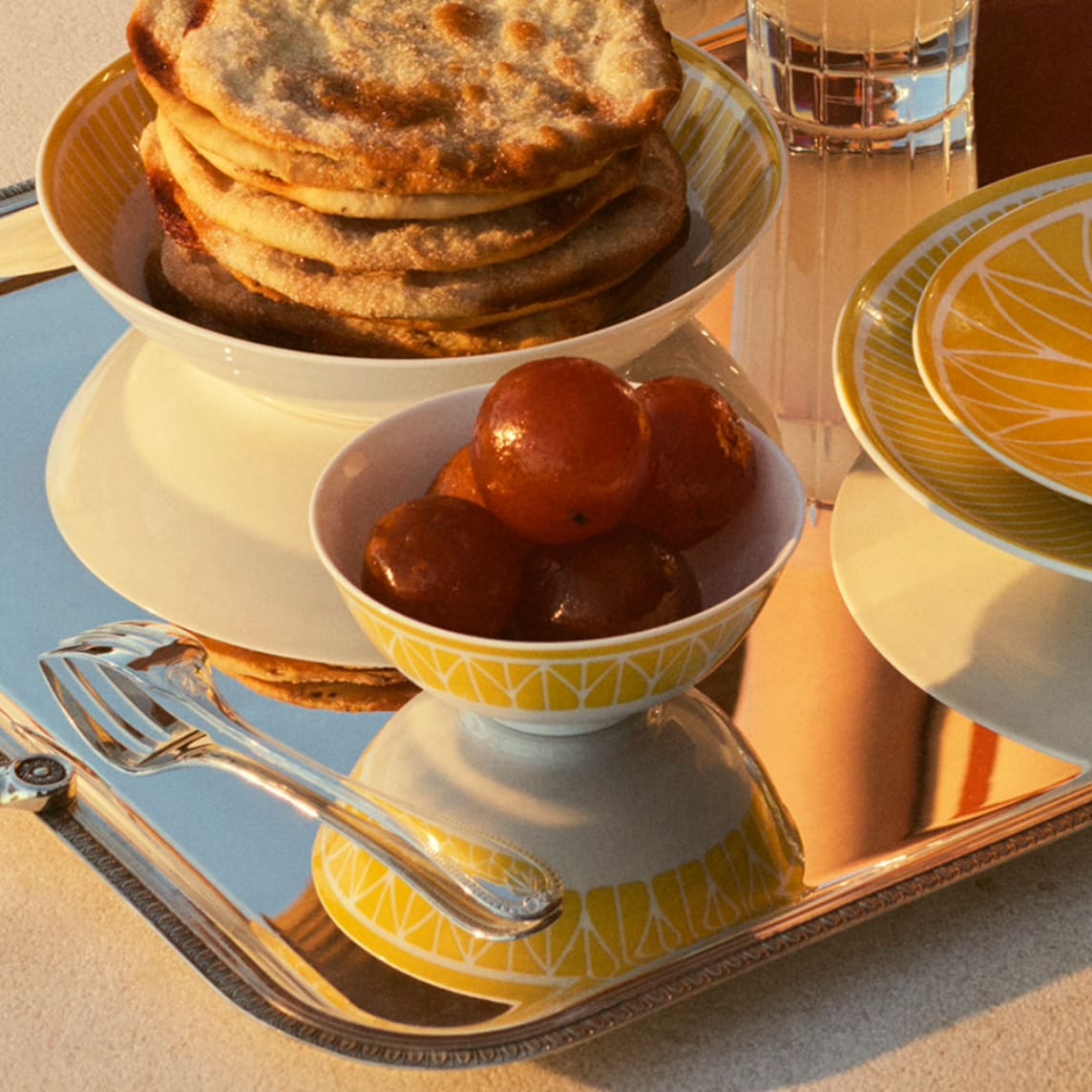 Christofle Malmaison Riviera Porcelain Rice Bowl