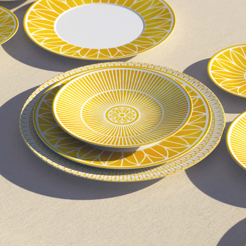 Christofle Malmaison Riviera Porcelain Underplate 31 Cm