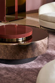 Caracole Classic Radius Cocktail Round Accent Tray