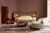 Caracole Classic Radius Cocktail Round Accent Tray