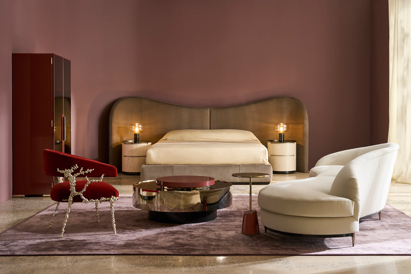 Caracole Classic Radius Cocktail Round Accent Tray PD