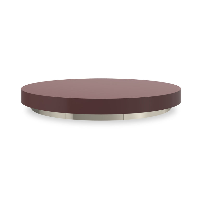 Caracole Classic Radius Cocktail Round Accent Tray PD