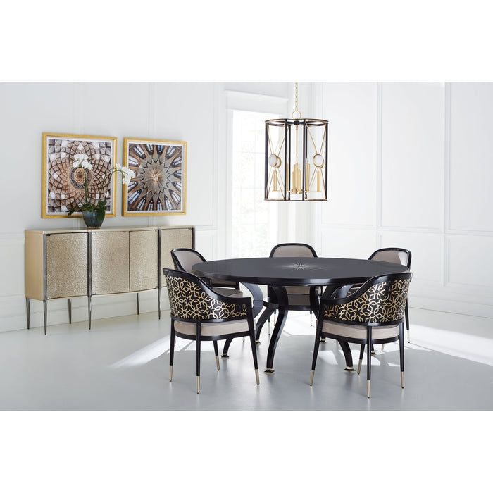 Caracole Classic Total Eclipse Dining Table Open Box Item - 72 Inch
