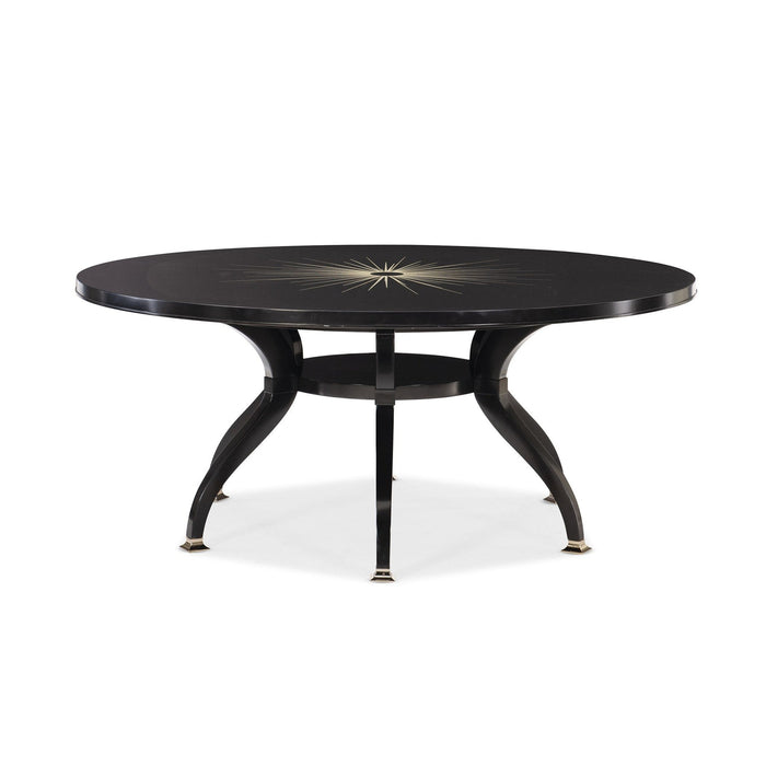 Caracole Classic Total Eclipse Dining Table Open Box Item - 72 Inch