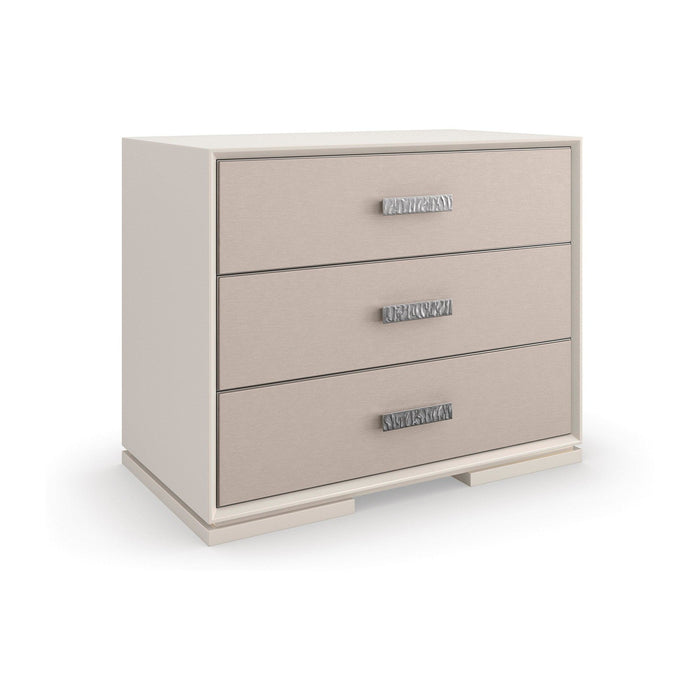 Caracole Classic Silver Lining Nightstand