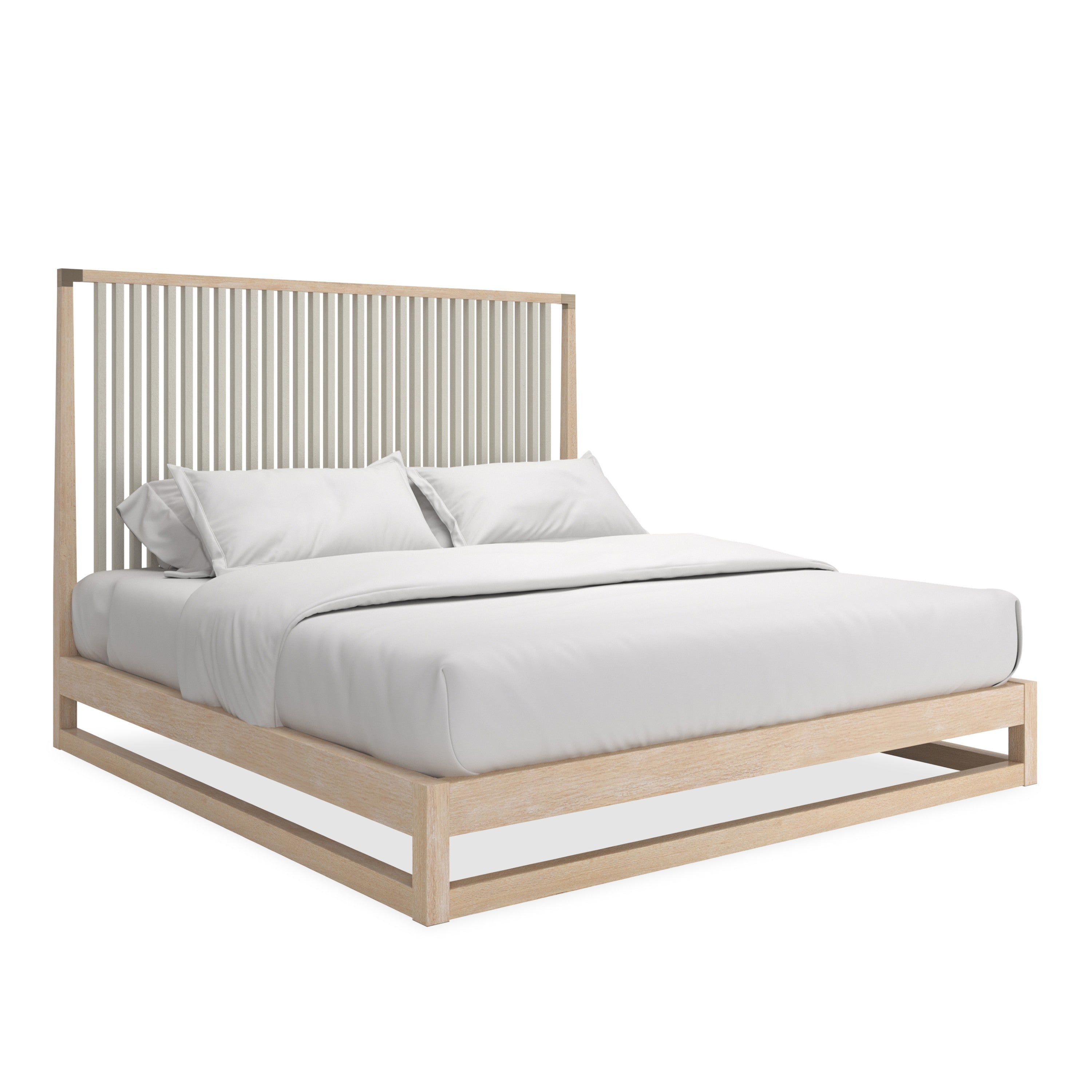 Caracole Pinstripe Slatted Bed