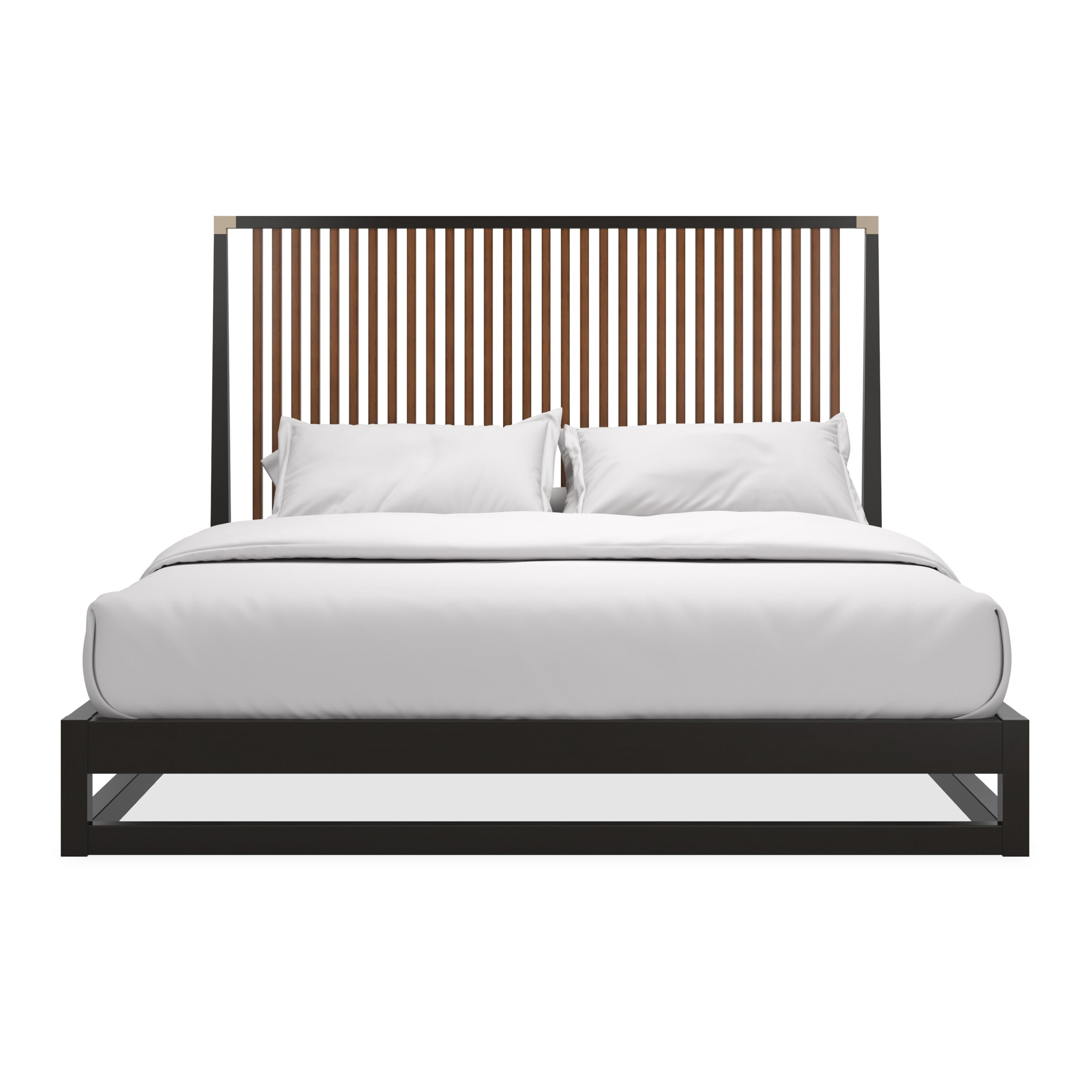 Caracole Pinstripe Slatted Bed