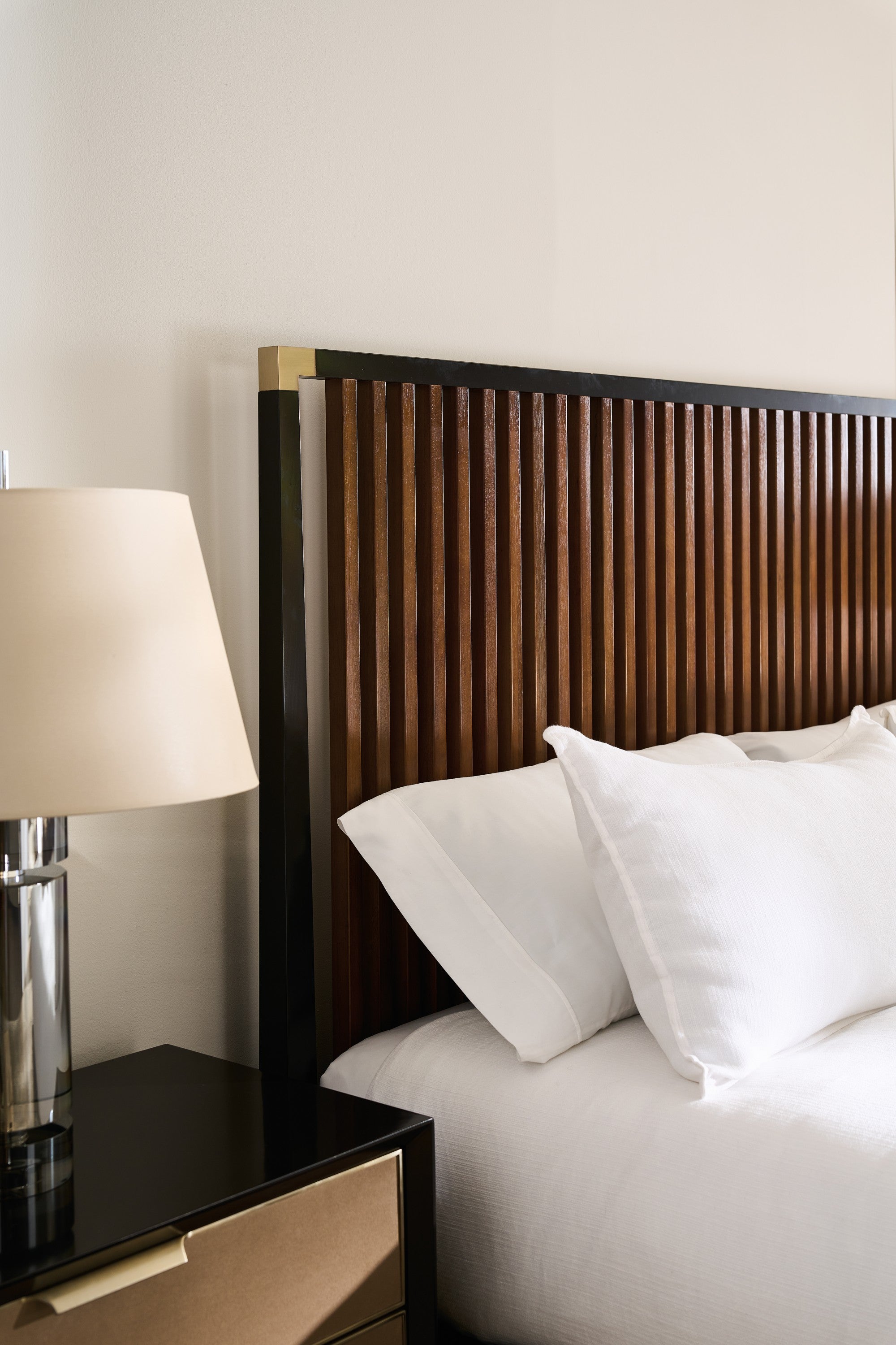 Caracole Pinstripe Slatted Bed