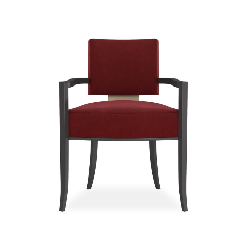 Caracole Reserved Seating Dining Arm Chair