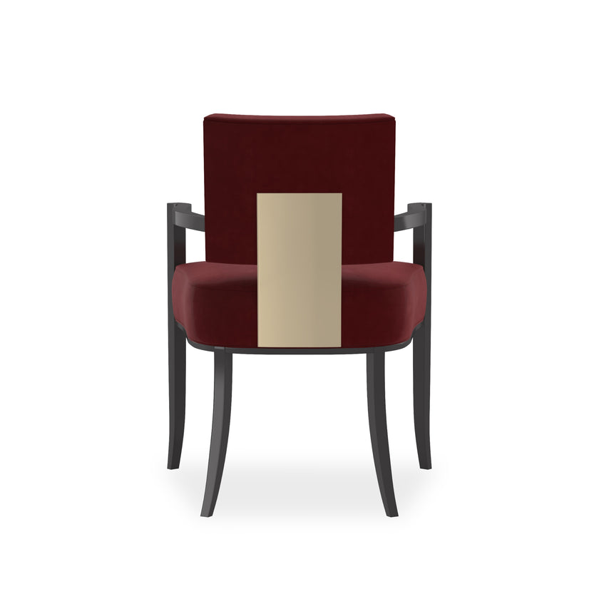 Caracole Reserved Seating Dining Arm Chair