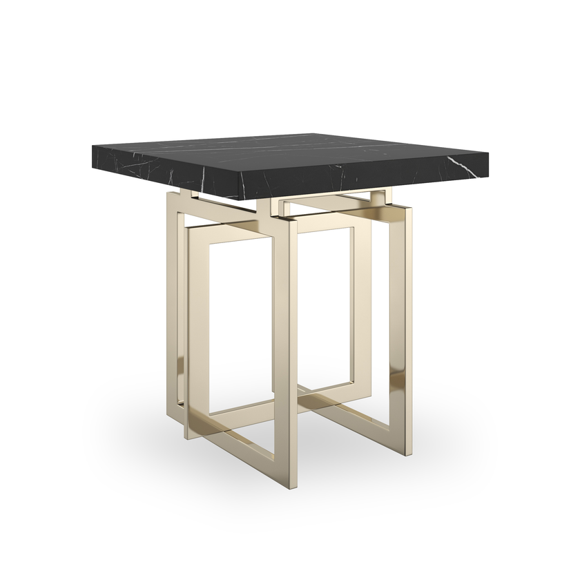 Caracole Classic Wish You Were Here Square Side Table PD