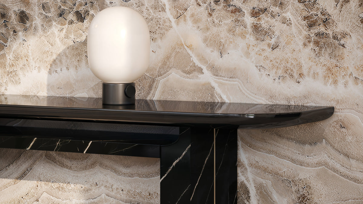 Caracole Classic Overlap Console Table