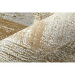 Feizy Mandana 39LYF Modern Abstract Rug in Brown/Ivory