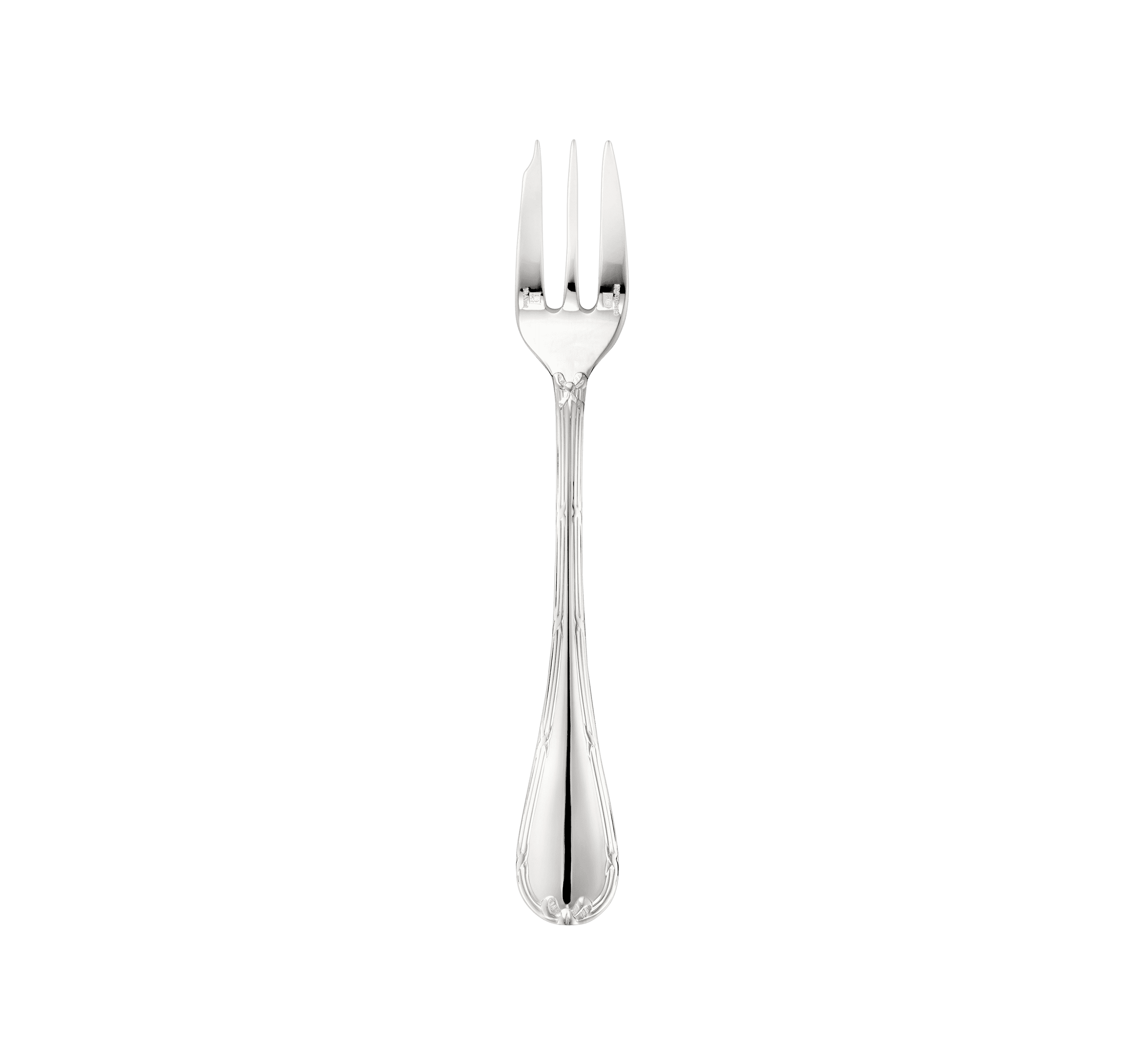 Christofle Rubans Silver Plated Cake Fork
