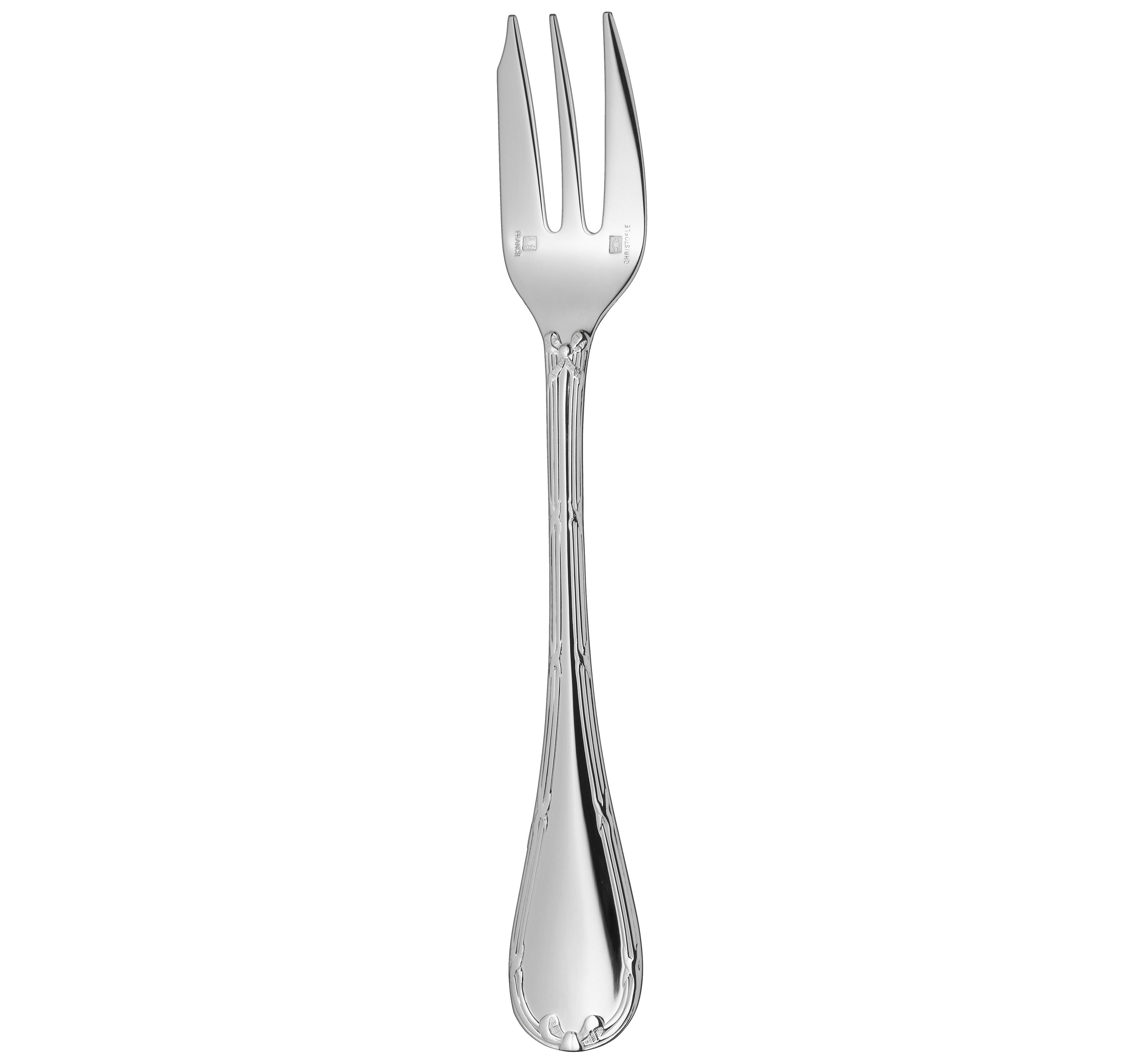 Christofle Rubans Silver Plated Cake Fork