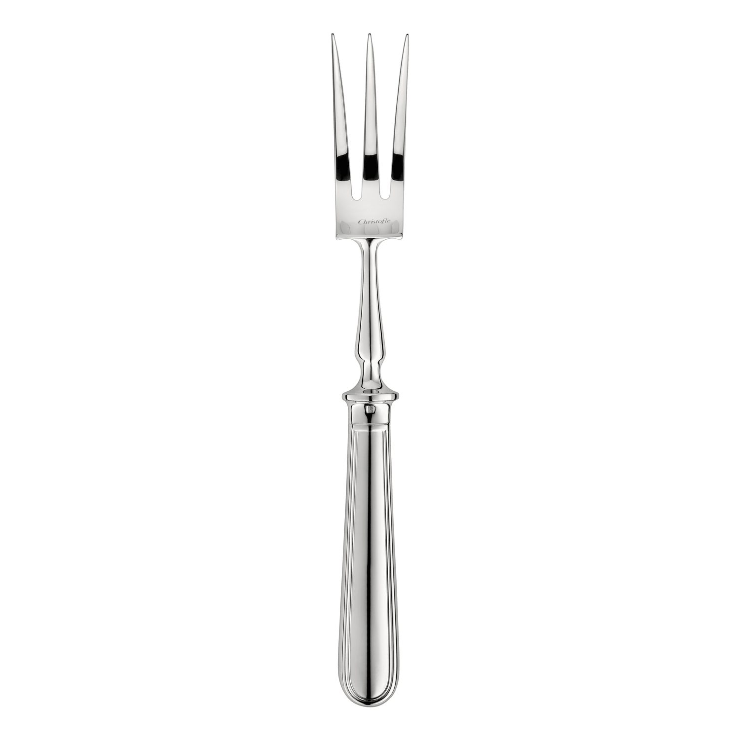 Christofle Albi Silver Plated Carving Fork