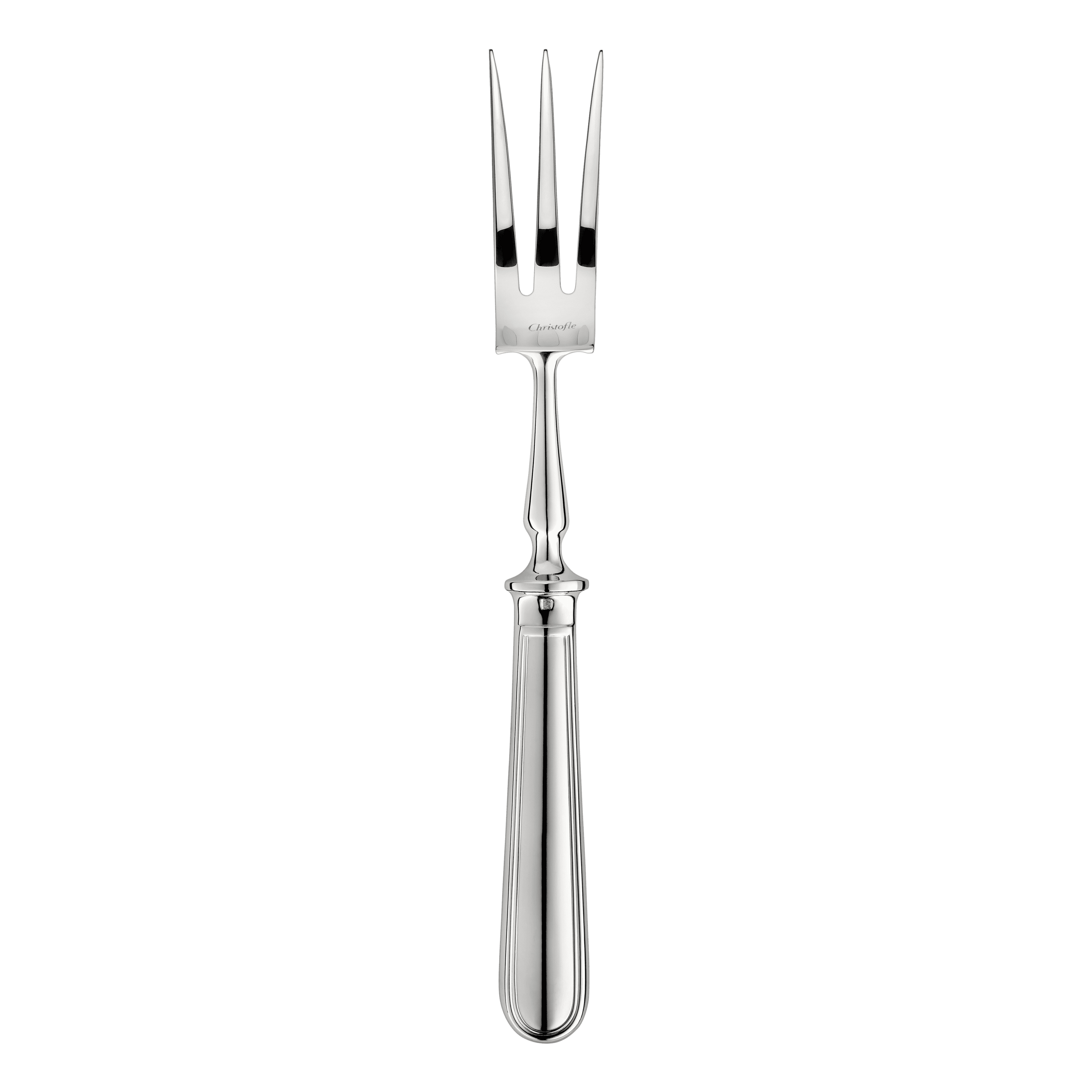 Christofle Albi Silver Plated Carving Fork