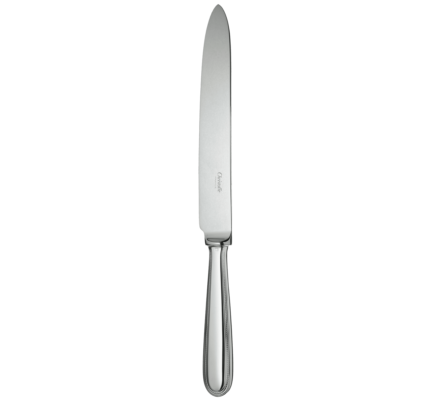 Christofle Perles Silver Plated Carving Knife